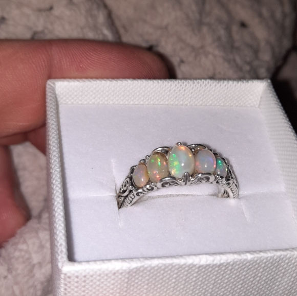 5 ALARM FIRE OPAL RING!!! - Picture 6 of 11